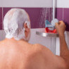 Solid shampoo for white hair