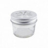 Storage jar for solid cosmetics