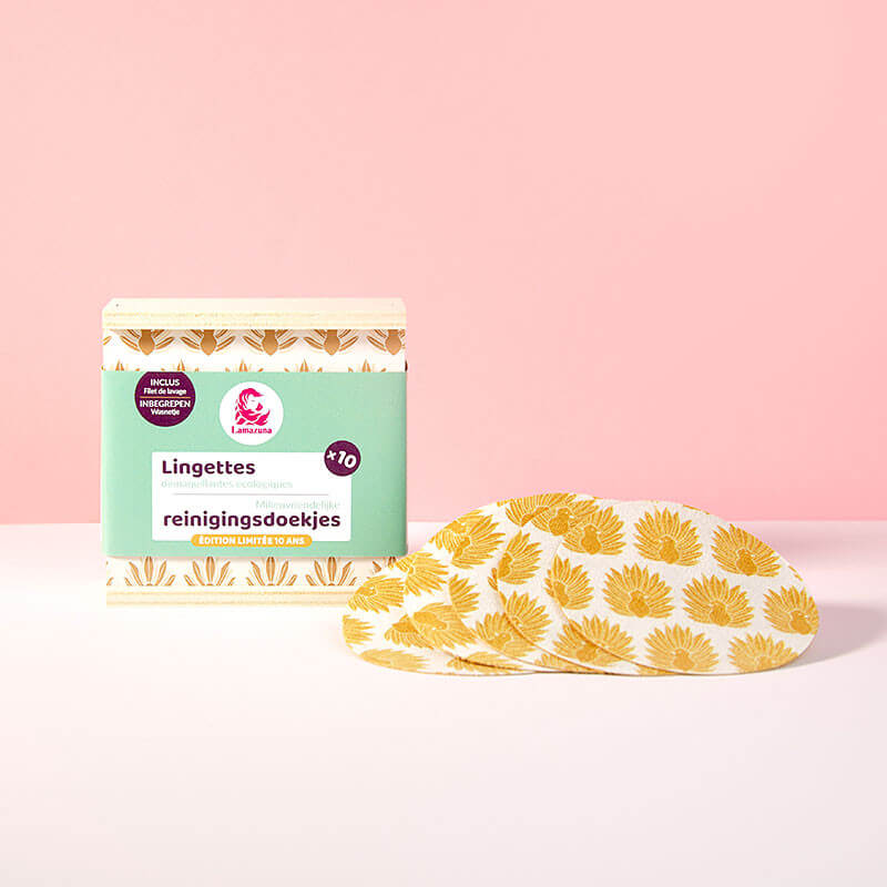 Coffret 10 lingettes Lamazuna Coffret 10 lingettes Lamazuna
