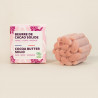 Pink organic solid cocoa butter