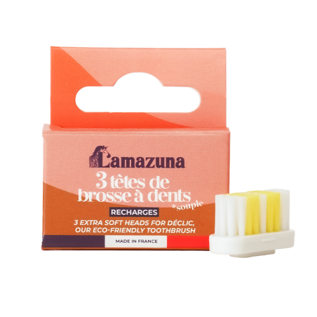 Recharges souple brosses à dents Lamazuna