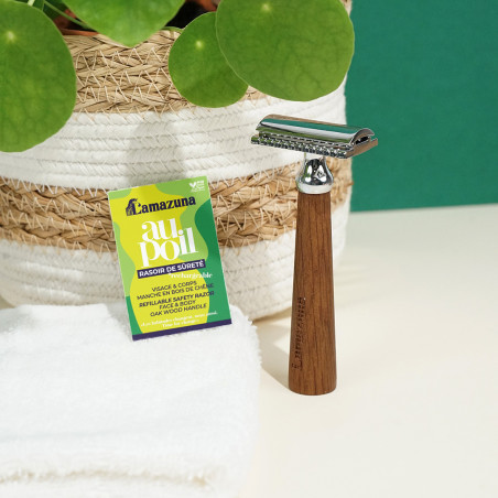 Rasoir de sureté rechargeable zéro déchet