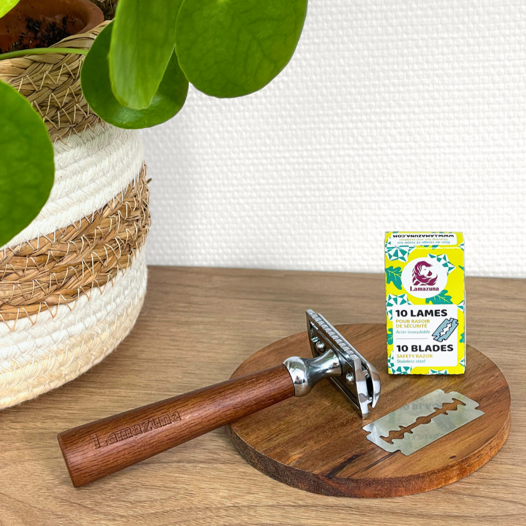 Rasoir de sûreté avec lames rechargeables