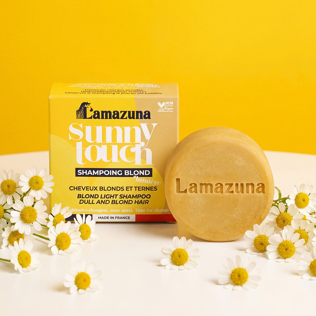 Shampoing solide Lamazuna cheveux blonds