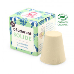 Déodorant solide pour peau sensible certifié COSMOS Organic