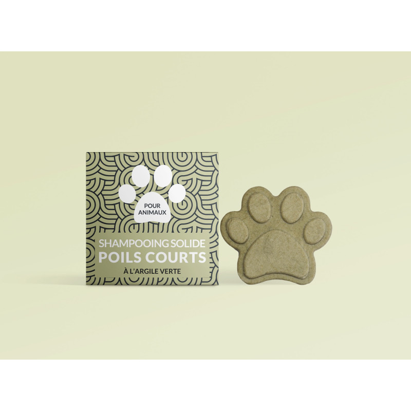 Solid shampoo for dogs with...