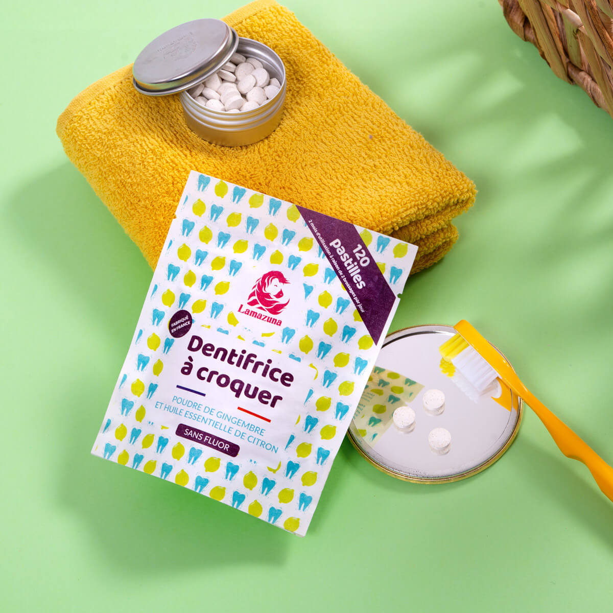 Dentifrice à croquer Lamazuna