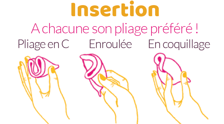 Explication comment insérer une cup menstruelle